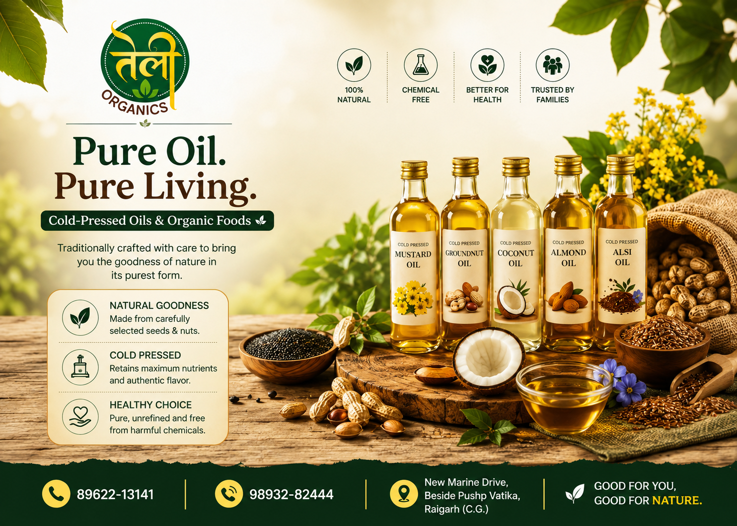 Cold-Pressed Oil Extraction